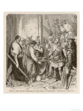Buy Romalus Augustus is Forced to Abdicate by Odoacer at AllPosters.com