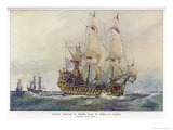 Buy First-Class French Warship Commissioned for Louis XIV by His Minister Colbert at AllPosters.com