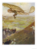 Buy Otto Lilienthal in Flight on Hill Near Neustadt Germany at AllPosters.com