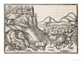 Buy The Dragon of Krakow Poland Scares a Shepherd at AllPosters.com