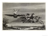 Buy Witches Fly to the Sabbat Mounted on Owls Horses Living or Horses Skeletal at AllPosters.com