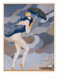 Scantily-Dressed Girl is Caught by a Shower, She Remembered to Bring Her Brolly But Forgot to Put