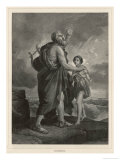Buy Homer the Blind Greek Poet is Guided on His Travels by a Young Boy at AllPosters.com