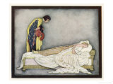 The Prince Looks Down on Sleeping Beauty Wondering How to Wake Her