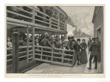 Buy Russian Immigrants Set Foot on American Soil at the Barge Office New York at AllPosters.com