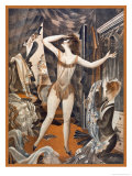 Buy Scantily-Clad Young Woman Can't Decide What to Wear at AllPosters.com