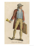 Buy The Bellman or Postman Rings His Bell to Let You Know That the Letters are About to Go at AllPosters.com