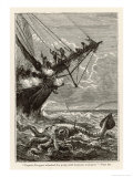 Buy 20,000 Leagues Under the Sea: Attacking a Giant Squid at AllPosters.com