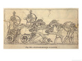 Assyrian Battle Scene with Standard Bearers