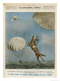 Buy At Saint Catherine Canada a Police Dog Parachutes Down with Her Master at AllPosters.com