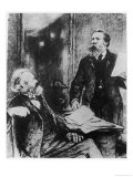 Buy Karl Marx German Political Theorist Working on Das Kapital with Engels at AllPosters.com