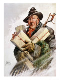 Buy Man with an Armful of Gifts at AllPosters.com