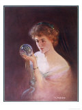 Buy Girl Gazes into a Crystal Ball at AllPosters.com