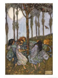 Buy He Whistled to the Merry Elves were Leaping in a Ring at AllPosters.com