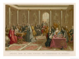 Buy He Explains His Ideas to the Scholarly Queen Christina of Sweden at AllPosters.com