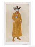 Buy George Bernard Shaw British Playwright and Critic in a Long Check Coat at AllPosters.com