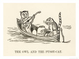 Buy The Owl and the Pussy-Cat Went to Sea in a Beautiful Pea- Green Boat at AllPosters.com