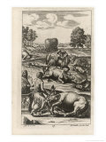Buy Cattle Farming: The Herd Struck by Cattle Plague, Slaughtering the Infected Animals at AllPosters.com
