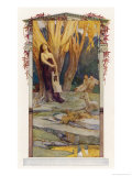 Buy Orpheus in a Forest Charming Nymphs and Fauns with the the Music from His Golden Lyre at AllPosters.com