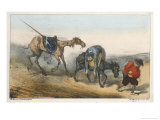 After Being Beaten by the Muleteers He is Taken Home by Sancho Panza Giclee Print