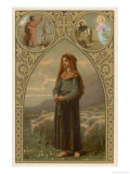 Buy Bernadette Soubirous Depicted as a Bergere at AllPosters.com