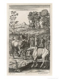 Buy Farmers Appraising Horses and Cattle at AllPosters.com