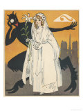 Virtuous French Girl on the Way to Her First Communion Encounters a Devil