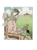 Buy Danish Lady Motorist Takes the Wheel for a Trip in the Country at AllPosters.com