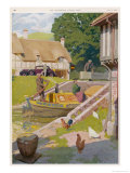 Buy An Idyllic Canal Scene in Rural England at AllPosters.com