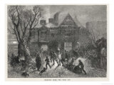 Buy Bringing Home the Yule Log into a Country House at AllPosters.com