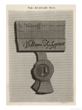 Buy William Shakespeare His Signature on the Quintain Seal at AllPosters.com