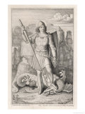Buy Saint George with His Foot on the Neck of the Dragon He Has Just Slain at AllPosters.com