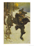 Buy At Salem Dr. Wilkinson is Pursued by a Sinister Wolf at AllPosters.com