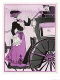 Buy Handsome Fare Gives a Handsome Tip to the Handsome Driver of a Hansom Cab at AllPosters.com