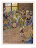 Buy Gulliver Entertains the Residents of Brobdingnag with His Feats of Swordmanship at AllPosters.com