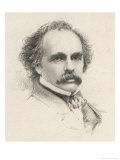 Buy Nathaniel Hawthorne (Originally Hathorne) American Writer at the Age of 58 at AllPosters.com