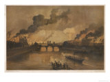 Paris Ablaze Giclee Print