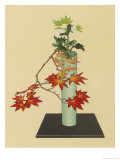 Buy Maple and White Chrysanthemum an Autumn Arrangement at AllPosters.com