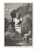 Buy Aesop Greek Writer of Fables as Depicted by an Antique Bust at the Villa Albani Rome at AllPosters.com