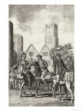 Buy Wat Tyler for His Insolence is Killed by Sir William Walworth in the Presence of Richard II at AllPosters.com