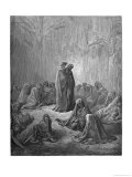 Buy Dante and Virgil Walk Among Female Souls in Purgatorio at AllPosters.com