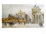 The Reichstags Parliament Building During Its Construction