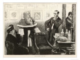 Buy Newly Appointed Judge Contemplates His Reflection Before Taking His Place at AllPosters.com