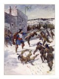 Buy Montreal Maisonneuve Defends Ville Marie (Montreal) Against the Iroquois at AllPosters.com