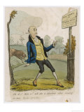 Buy Man Alarmed by Man-Trap Warning at AllPosters.com