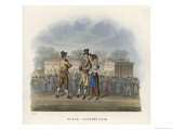 Buy Couple Meet up with a Friend for a Chat at a Country Fair at AllPosters.com