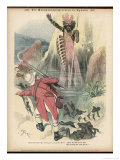 Zulu Ghost Condemns John Bull for the Massacre in Uganda Giclee Print