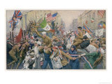 Buy Jubilant Peace Celebrations in Piccadilly Circus London after the End of World War One at AllPosters.com