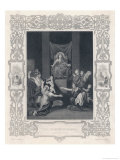 Buy King Solomon Has to Decide Which of Two Women Claiming a Baby is the Rightful Mother at AllPosters.com