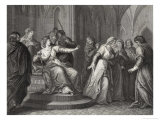 Buy The Empress Matilda Daughter of Henry I Refuses the Plea of King Stephen's Wife to Release Him at AllPosters.com
